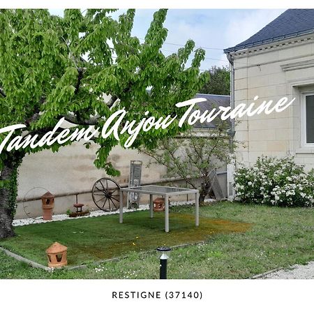 Tandem Anjou Touraine Villa Restigné Exteriör bild