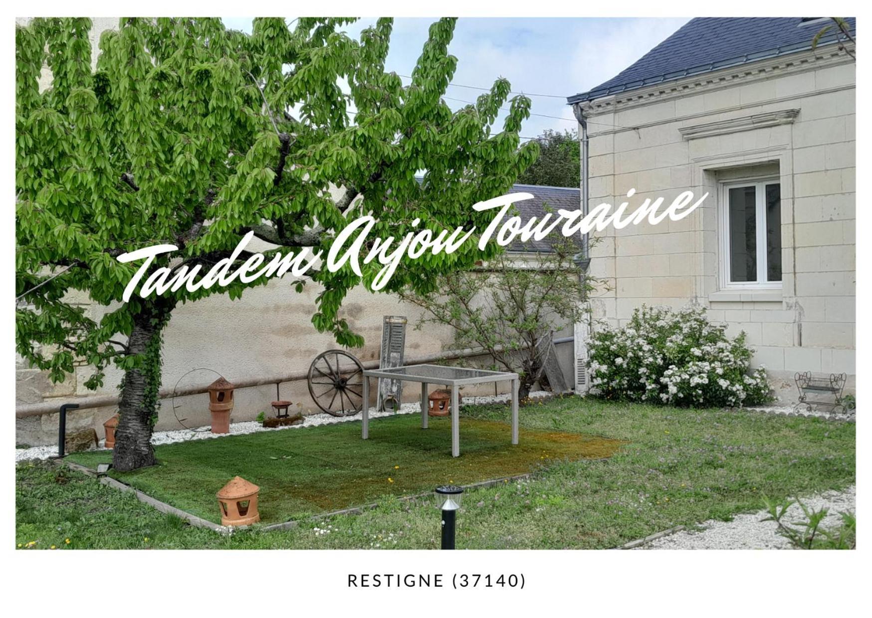 Tandem Anjou Touraine Villa Restigné Exteriör bild